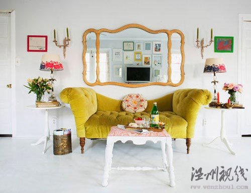 九十八平米華麗殿堂 歐式奢華風加上繽紛色彩混搭