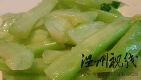 蔥花苦瓜 菜譜圖片