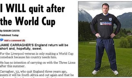 卡拉格世界杯后將再退三獅 集中精力助紅軍雄起