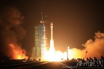 天宮一號發射升空前的瞬間精彩畫面