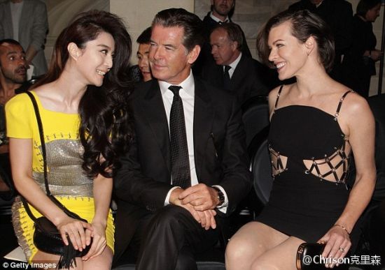 范冰冰巴黎t臺壓軸走秀