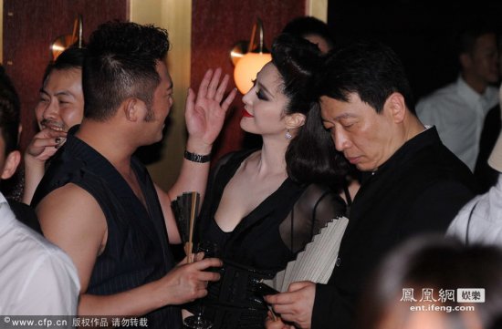 范冰冰小野貓造型亮相LV時尚之夜