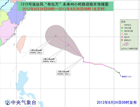 雙臺風布拉萬最新路徑圖