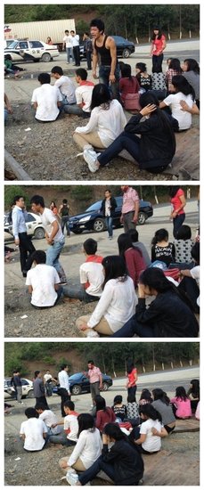 湖南永州載48名學生大巴車墜入山崖