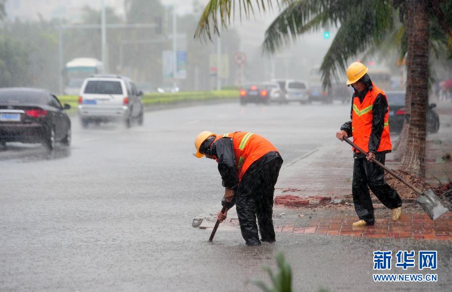 海南三亞臺風山神