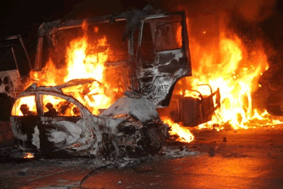 京港澳高速車禍現場圖片 10.5京港澳高速慘烈車禍造