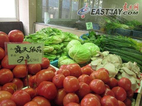 北方大范圍雨雪降溫 上海天氣沒有受影響部分蔬菜價(jià)格稍有上漲