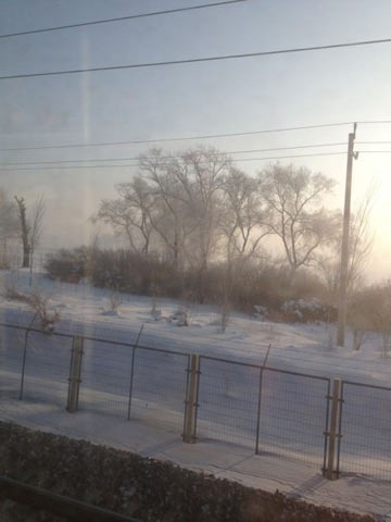 今晨哈爾濱氣溫驟降13℃ 未來兩天氣溫持續(xù)走低