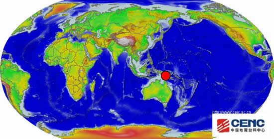 巴布亞新幾內亞島上發生6.0級地震