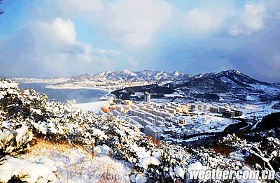 威海雪景圖片 2012年威海