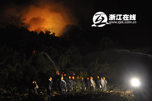 富陽鹿山街道大火