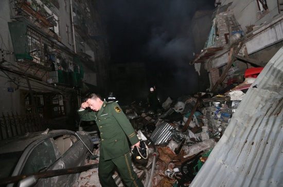 武漢居民樓爆炸