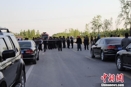 武邑騰曄化工廠爆炸現場封鎖