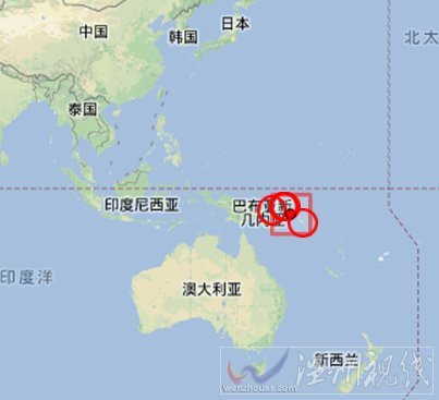 巴布亞新幾內(nèi)亞海域地震
