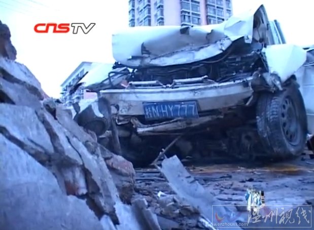 欽州港立交大橋車禍現場