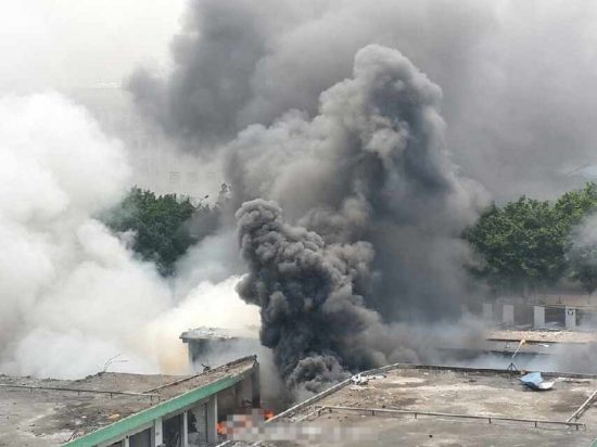 廣州白云區(qū)爆炸