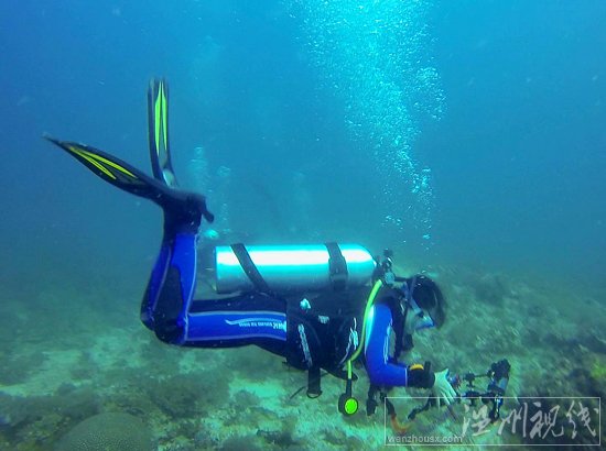 溫州戶外達人貞妤菲律賓潛水