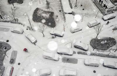 北京下雪了 2014年北京第一場雪來得有點(diǎn)晚