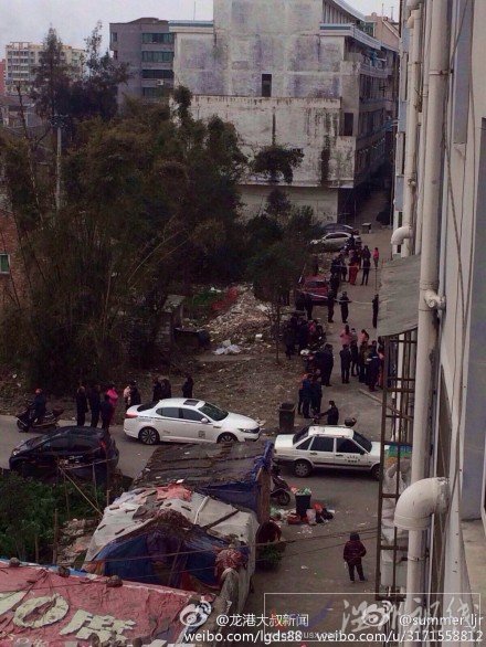 龍港八小附近煤氣泄露