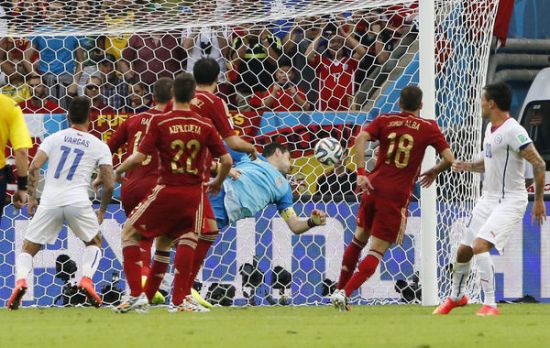 西班牙對戰智利