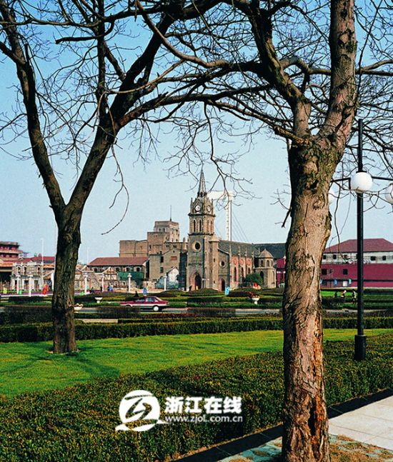 寧波老外灘教堂火災