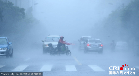 海鷗臺風影響海南文昌海口