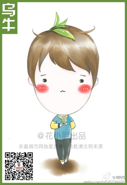 永嘉7鎮卡通形象