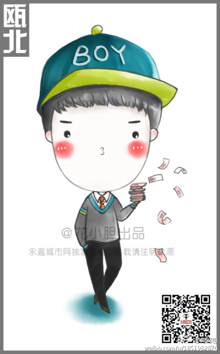 永嘉7鎮卡通形象