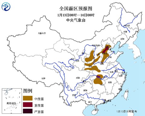 北京霧霾河北霧霾持續,華北黃淮地區多地出現霧霾天氣
