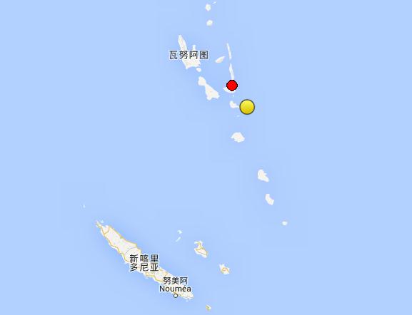 瓦努阿圖地震最新消息