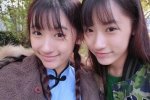 復旦雙胞胎姐妹走紅網絡 素顏生活照曝光