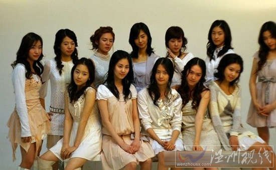 少女時(shí)代出道前的定妝照