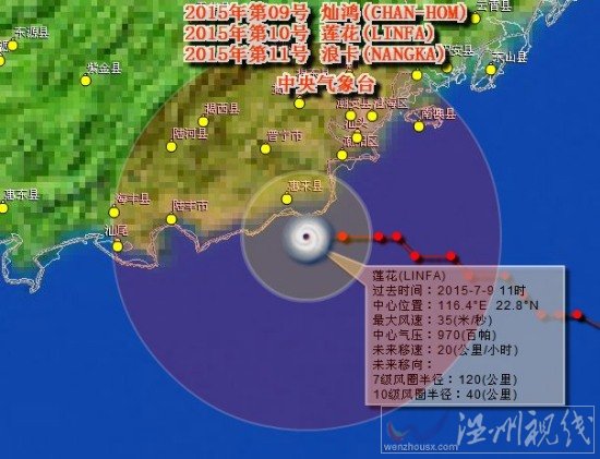 臺風蓮花路徑圖