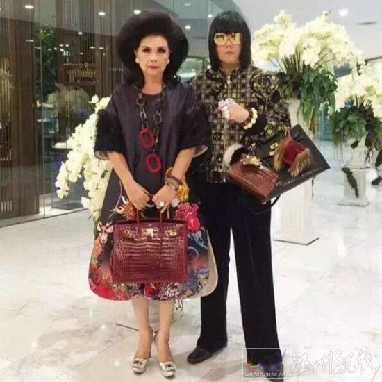 泰國母子炫富成癮