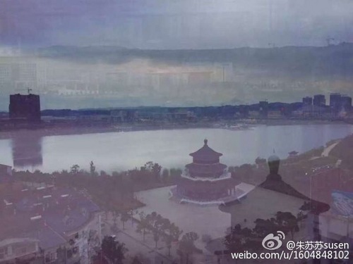 江西武寧驚現海市蜃樓