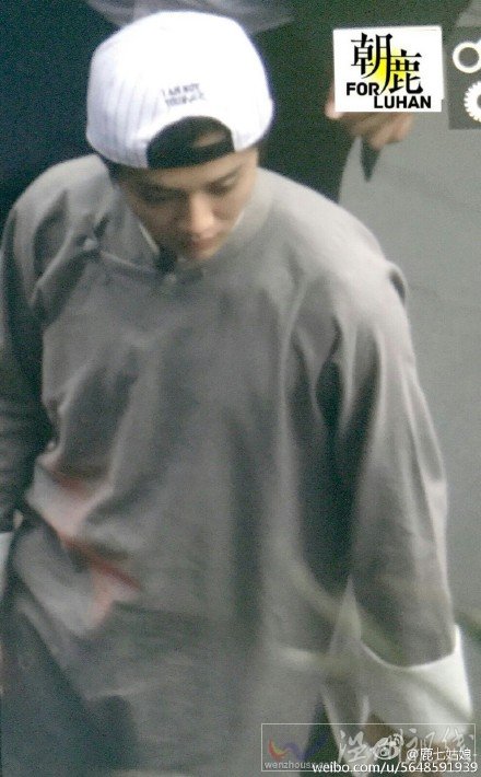 鹿晗跑男錄制現場