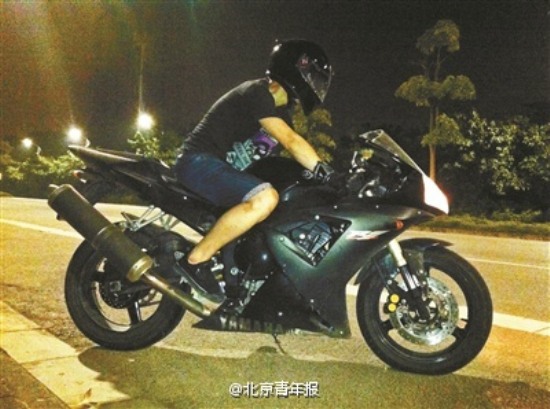 摩托車二環十三郎龐某被刑拘