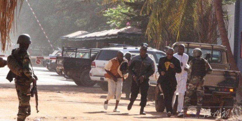 馬里酒店170人被歹徒劫持