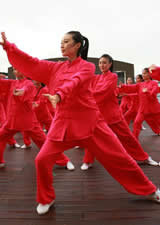 世界小姐打太極 真的花