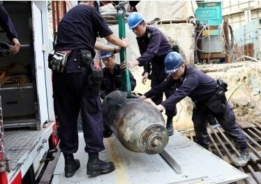 香港發現8枚炸彈