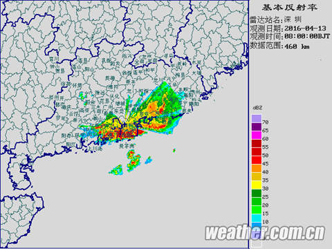 颮線掃過廣東福建江西等地 破壞力強