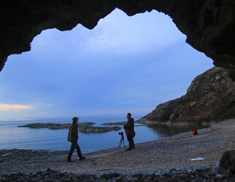 大連現熒光海奇觀 海水