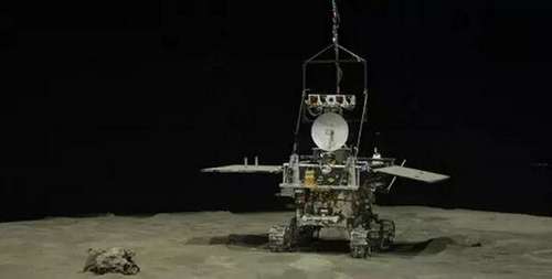 月球車玉兔停工作