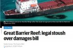 中國船撞大堡礁 深能1號撞大堡礁遭澳大利亞天價索