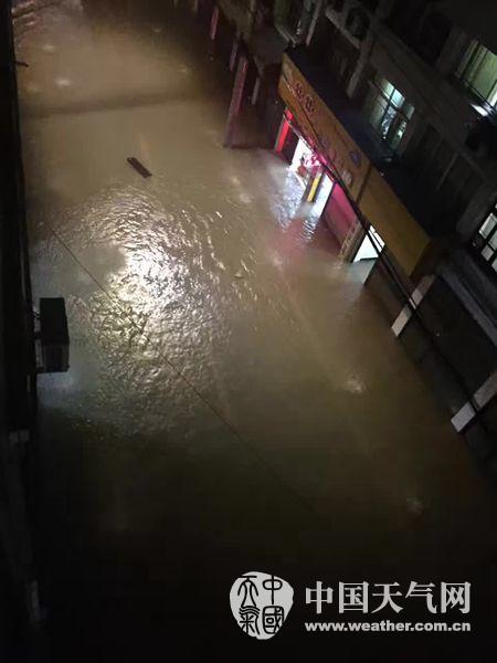 臺風鲇魚影響平陽水頭暴雨內澇變水城