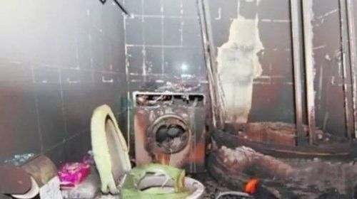 641機洗羽絨服致爆炸