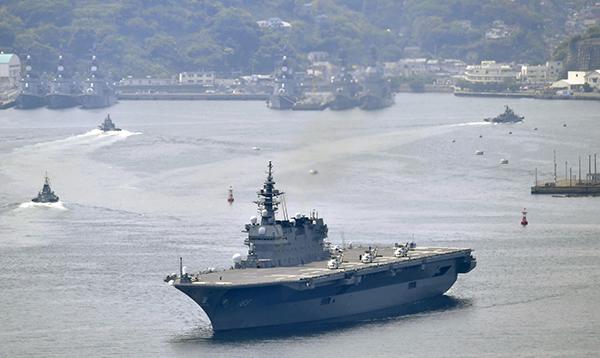 日準(zhǔn)航母為美護(hù)航