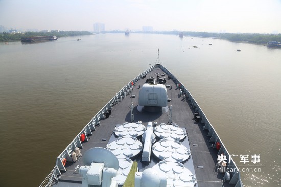 中國海軍抵達越南