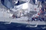 美戰艦撞上菲商船受損嚴重
