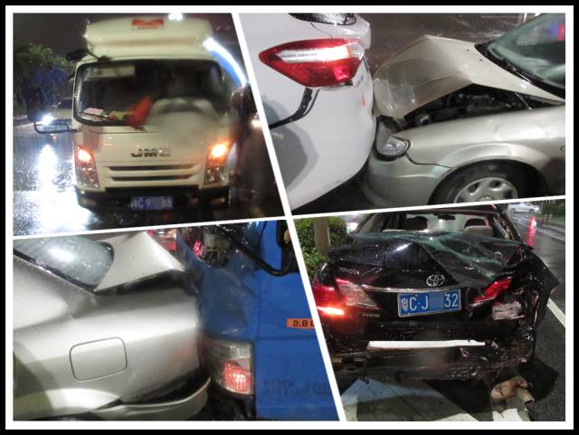 女司機(jī)連懟5車